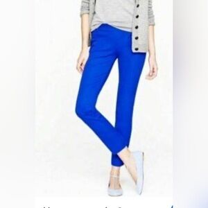 J. Crew Vibrant Blue Chinos ankle look